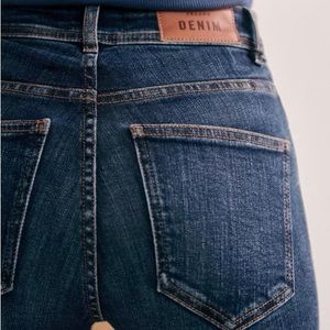 Sézane Perfect Slim blue denim